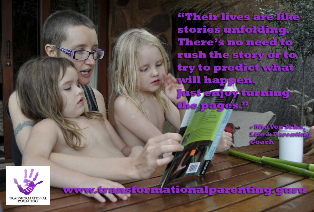 Parenting quote on children's lives.