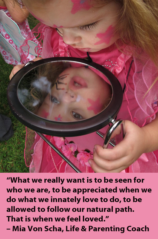 Parenting quote on kids being seen for who they are.