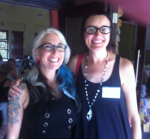 Lainie Liberti and Mia Von Scha at the Learning Reimagined Conference in Johannesburg.
