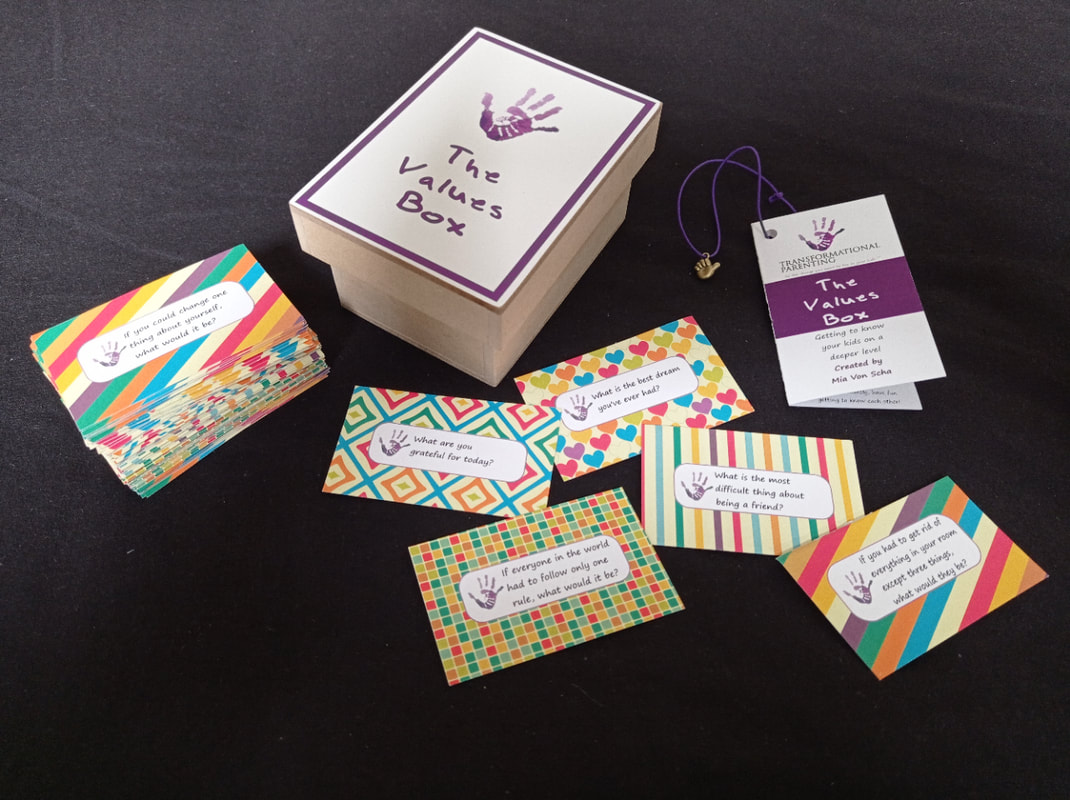 Values Boxes make amazing gifts for parents, teachers and counsellors.