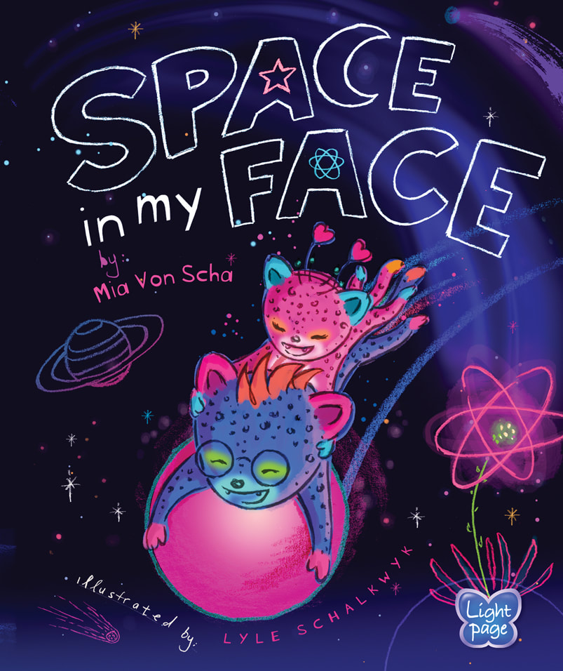 Space in my Face children's book by Mia Von Scha