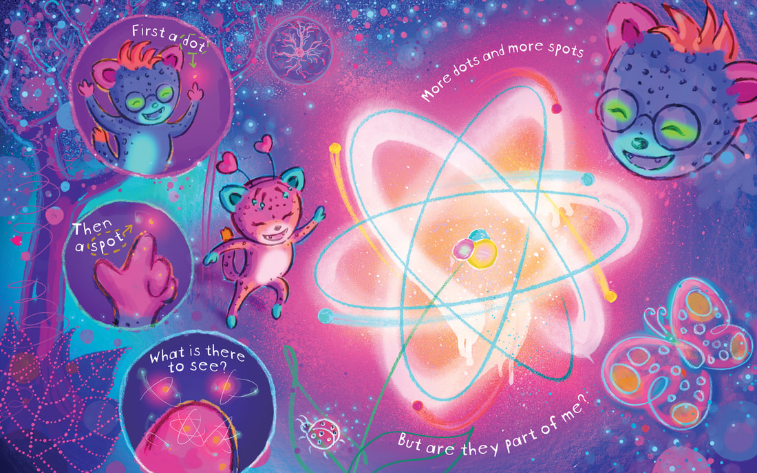 Space in my Face children's book on quantum physics.
